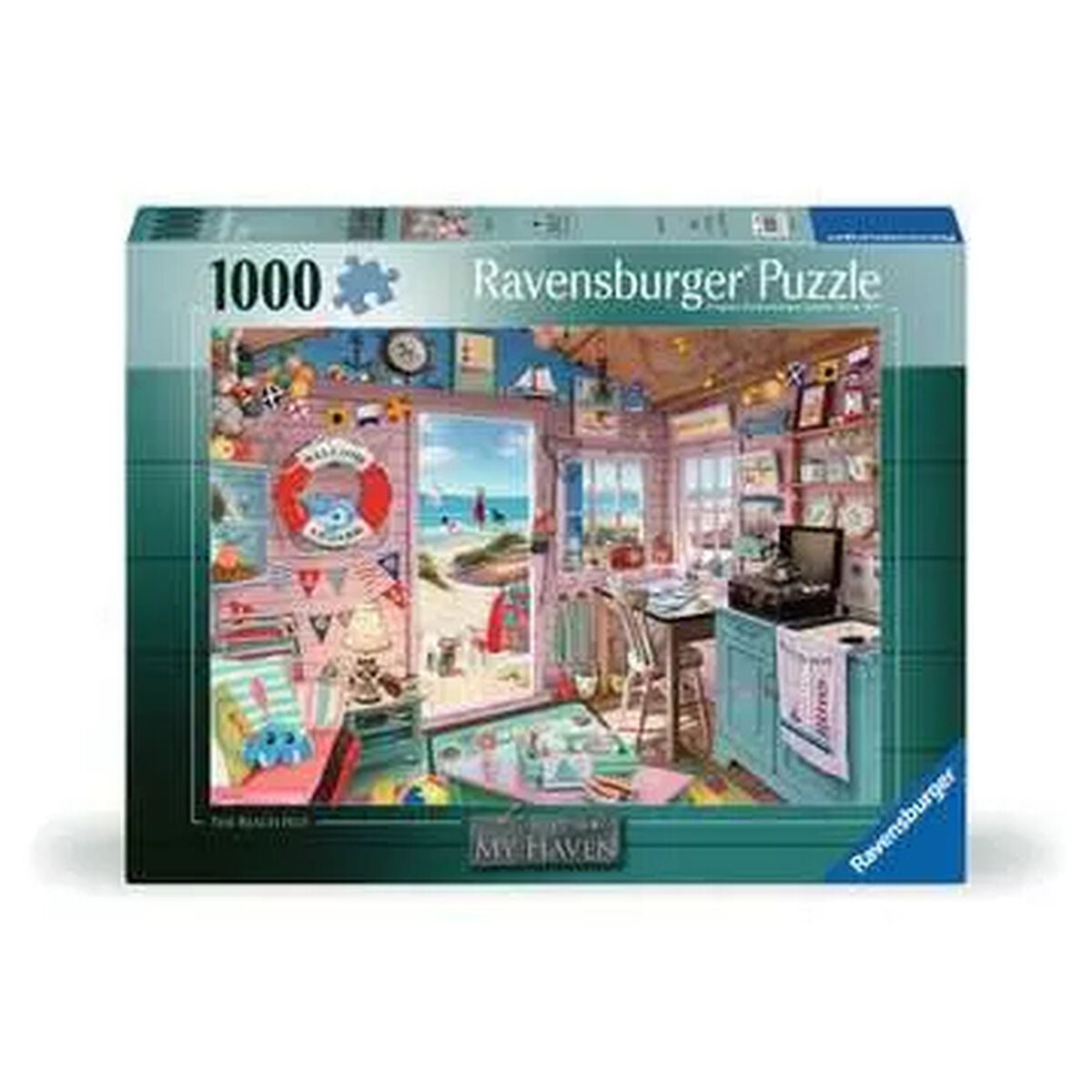 Puzzle Ravensburger Cabaña de la Playa 1000 Piese - Jucarii si jocuri, Puzzle-uri și puzzle-uri