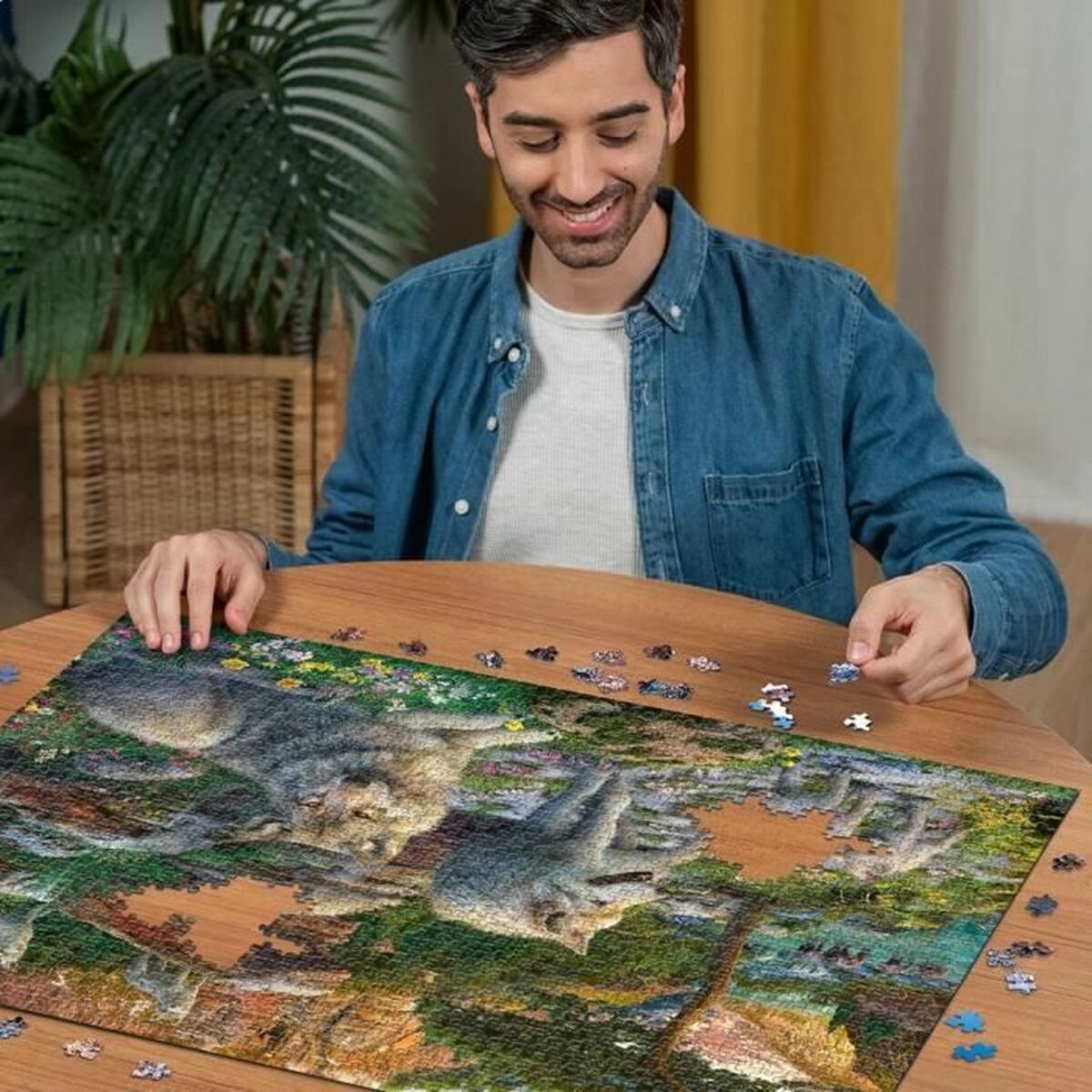 Puzzle Ravensburger Wolves in Spring - Jucarii si jocuri, Puzzle-uri și puzzle-uri