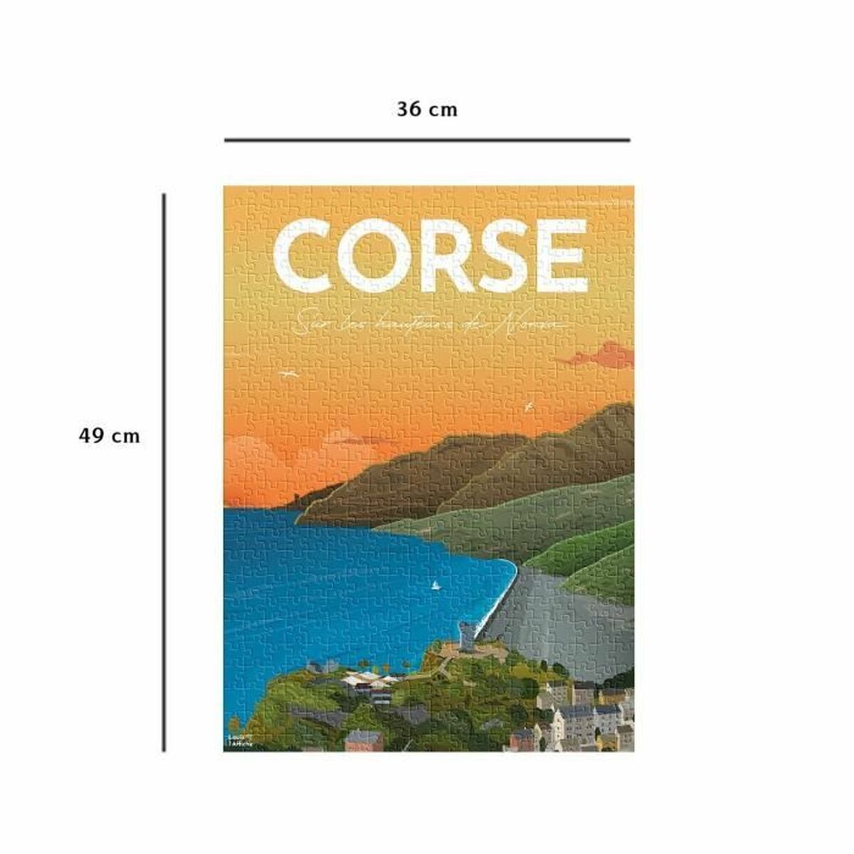 Puzzle Nathan Affiche de la Corse - Jucarii si jocuri, Puzzle-uri și puzzle-uri