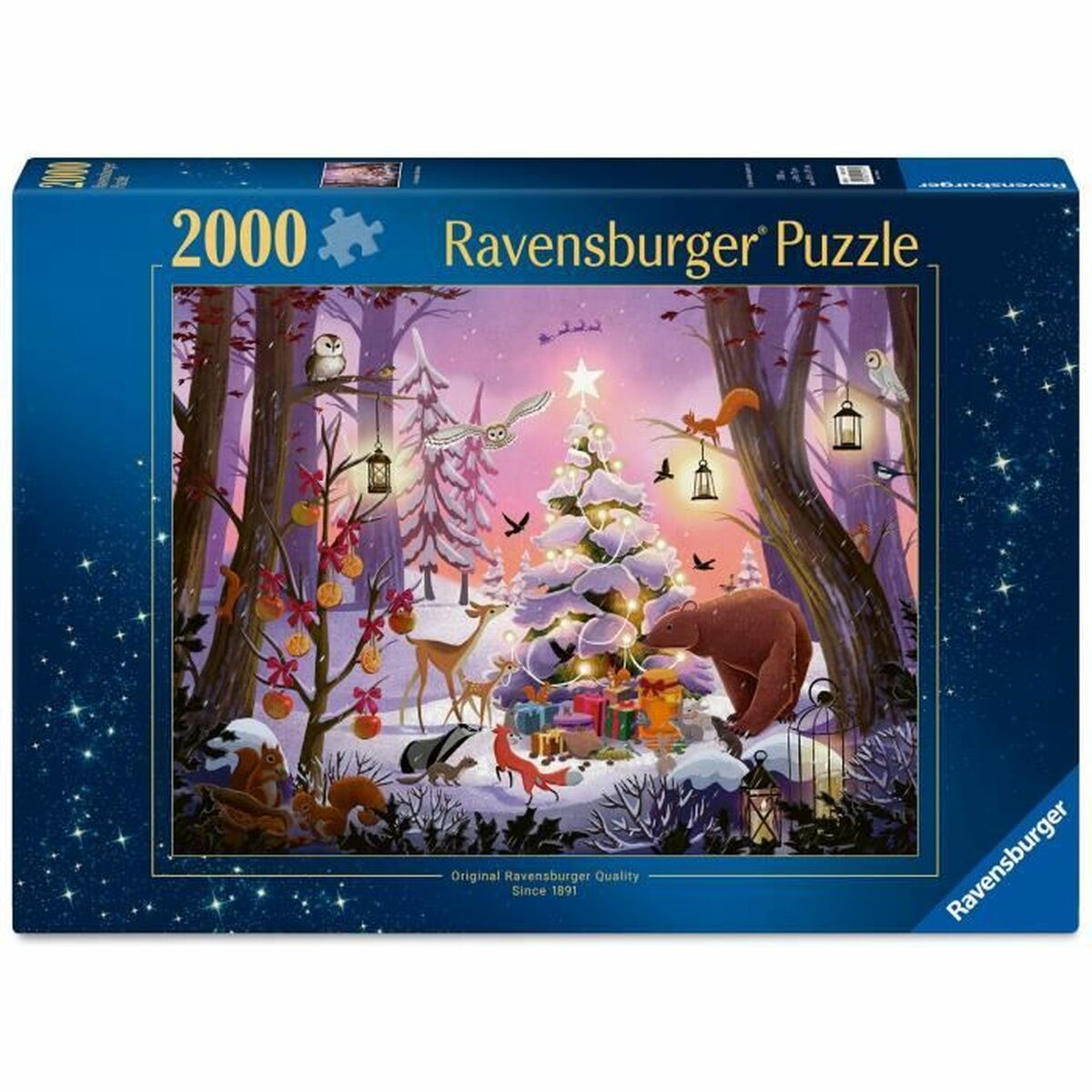 Puzzle Ravensburger NAVIDAD EN EL BOSQUE 2000 Piese - Jucarii si jocuri, Puzzle-uri și puzzle-uri