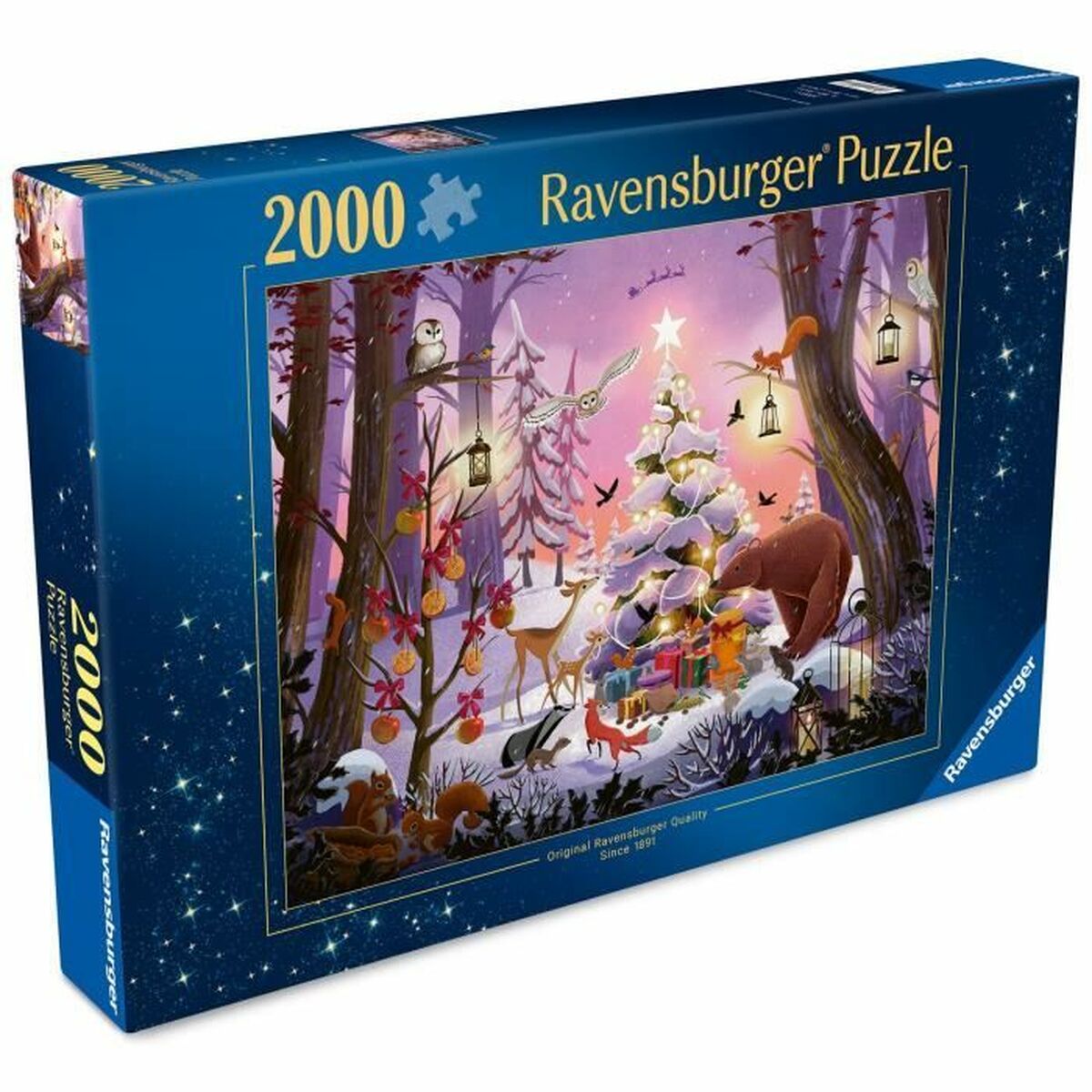 Puzzle Ravensburger NAVIDAD EN EL BOSQUE 2000 Piese - Jucarii si jocuri, Puzzle-uri și puzzle-uri
