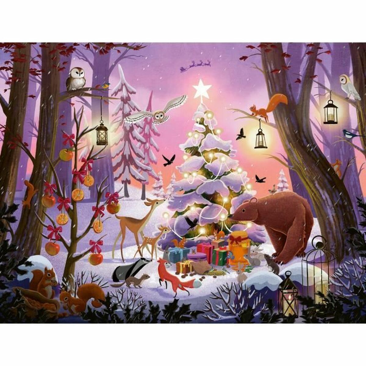 Puzzle Ravensburger NAVIDAD EN EL BOSQUE 2000 Piese - Jucarii si jocuri, Puzzle-uri și puzzle-uri