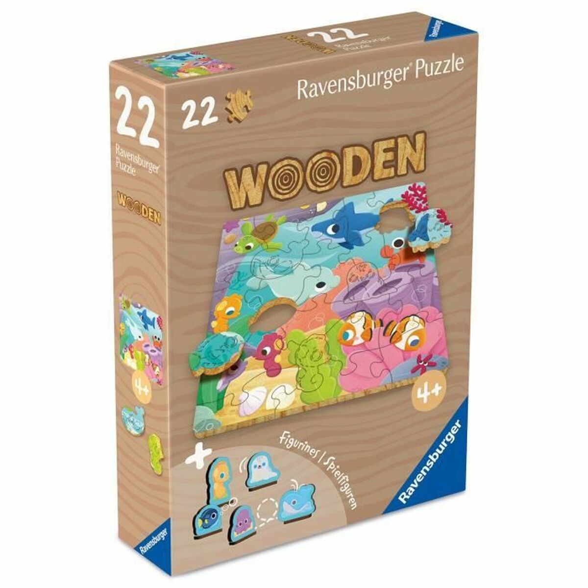 Puzzle Ravensburger Wooden 22 Piese - Jucarii si jocuri, Puzzle-uri și puzzle-uri