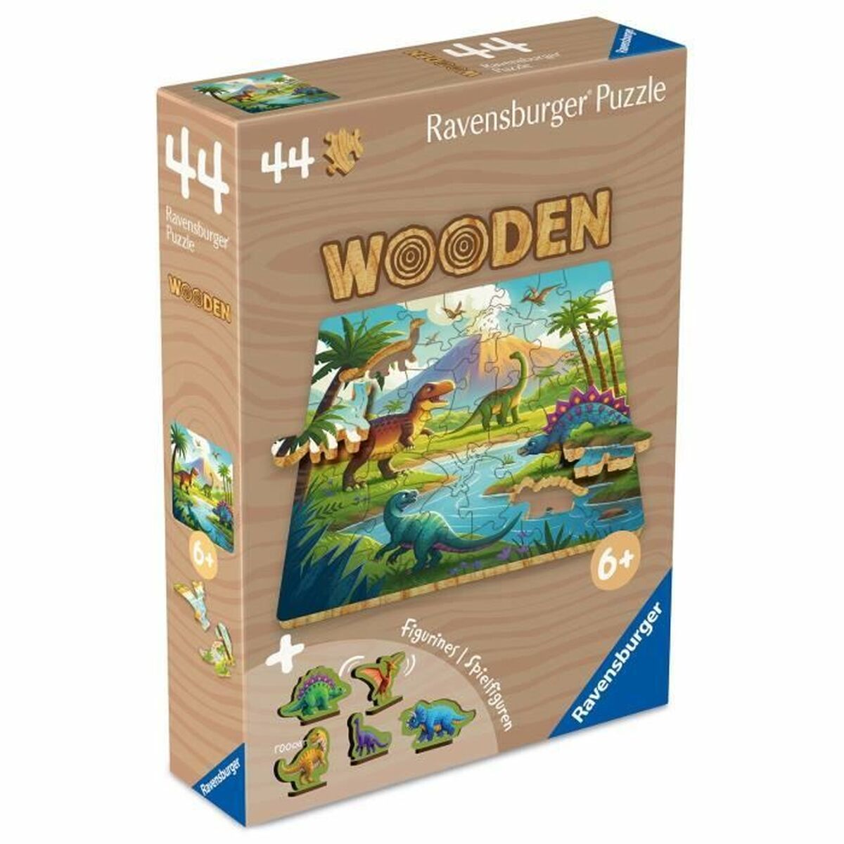 Puzzle Ravensburger Wooden 44 Piese - Jucarii si jocuri, Puzzle-uri și puzzle-uri