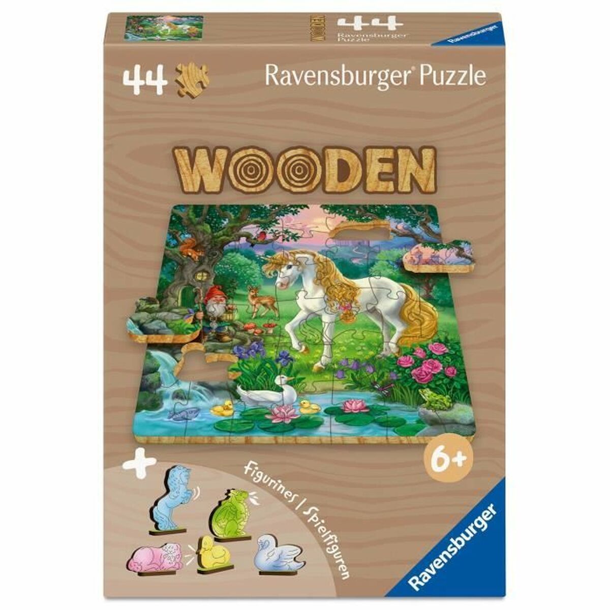 Puzzle Ravensburger Wooden 44 Piese - Jucarii si jocuri, Puzzle-uri și puzzle-uri