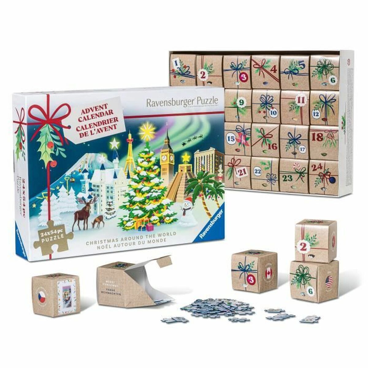 Puzzle Ravensburger Advent Calendar 54 Piese - Jucarii si jocuri, Puzzle-uri și puzzle-uri