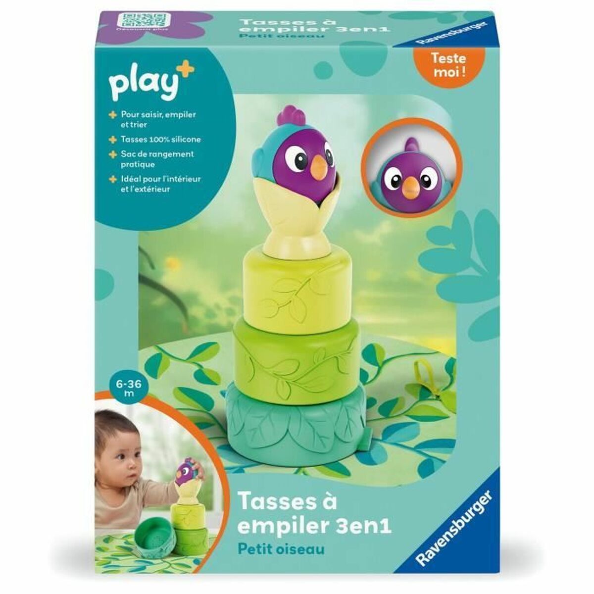 Prima Mea Carte Muzicală Ravensburger Little bird - Bebelus, Jucăriile copilăriei timpurii