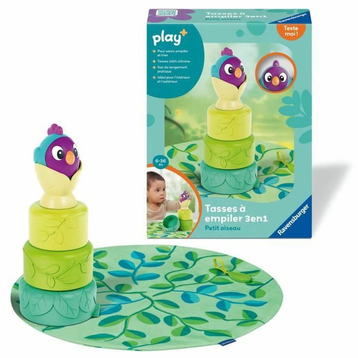 Prima Mea Carte Muzicală Ravensburger Little bird - Bebelus, Jucăriile copilăriei timpurii