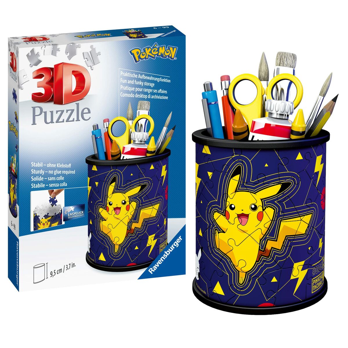 Puzzle 3D Ravensburger Iceland: Kirkjuffellsfoss 54 Piese 3D Suport pentru Creioane - Jucarii si jocuri, Puzzle-uri și puzzle-uri
