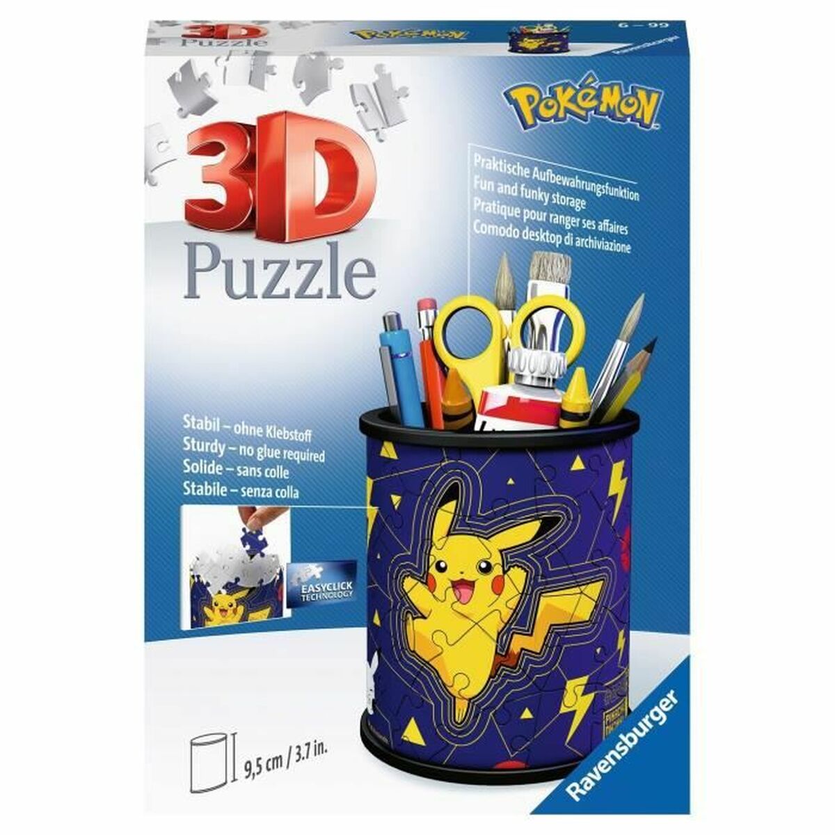 Puzzle 3D Ravensburger Iceland: Kirkjuffellsfoss 54 Piese 3D Suport pentru Creioane - Jucarii si jocuri, Puzzle-uri și puzzle-uri