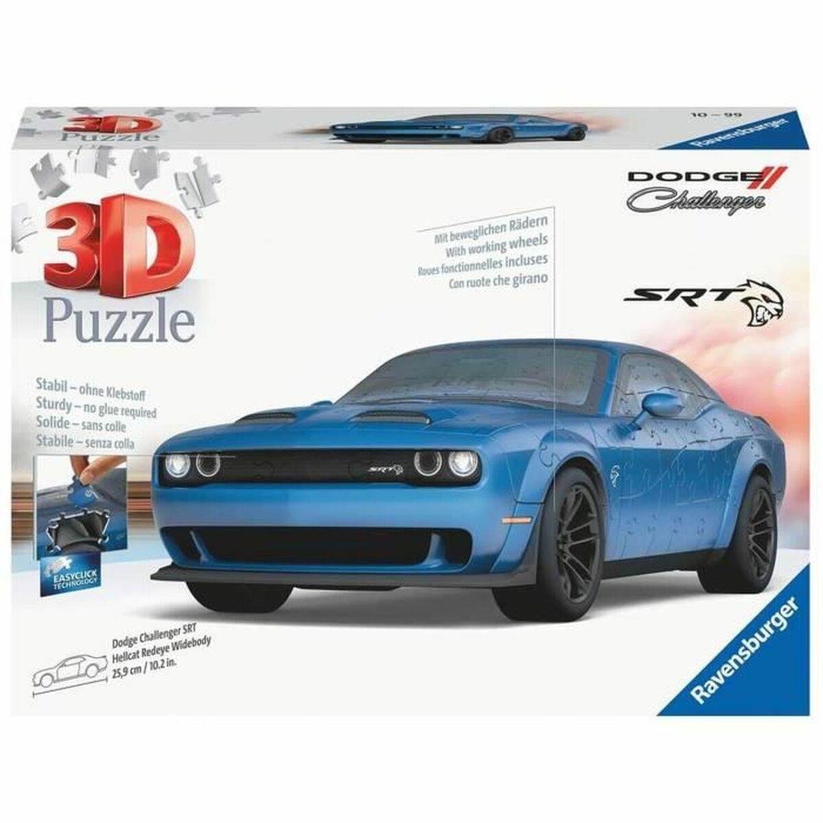 Puzzle Ravensburger Dodge Challenger Hellcat Redeye Widebody 108 Piese - Jucarii si jocuri, Puzzle-uri și puzzle-uri