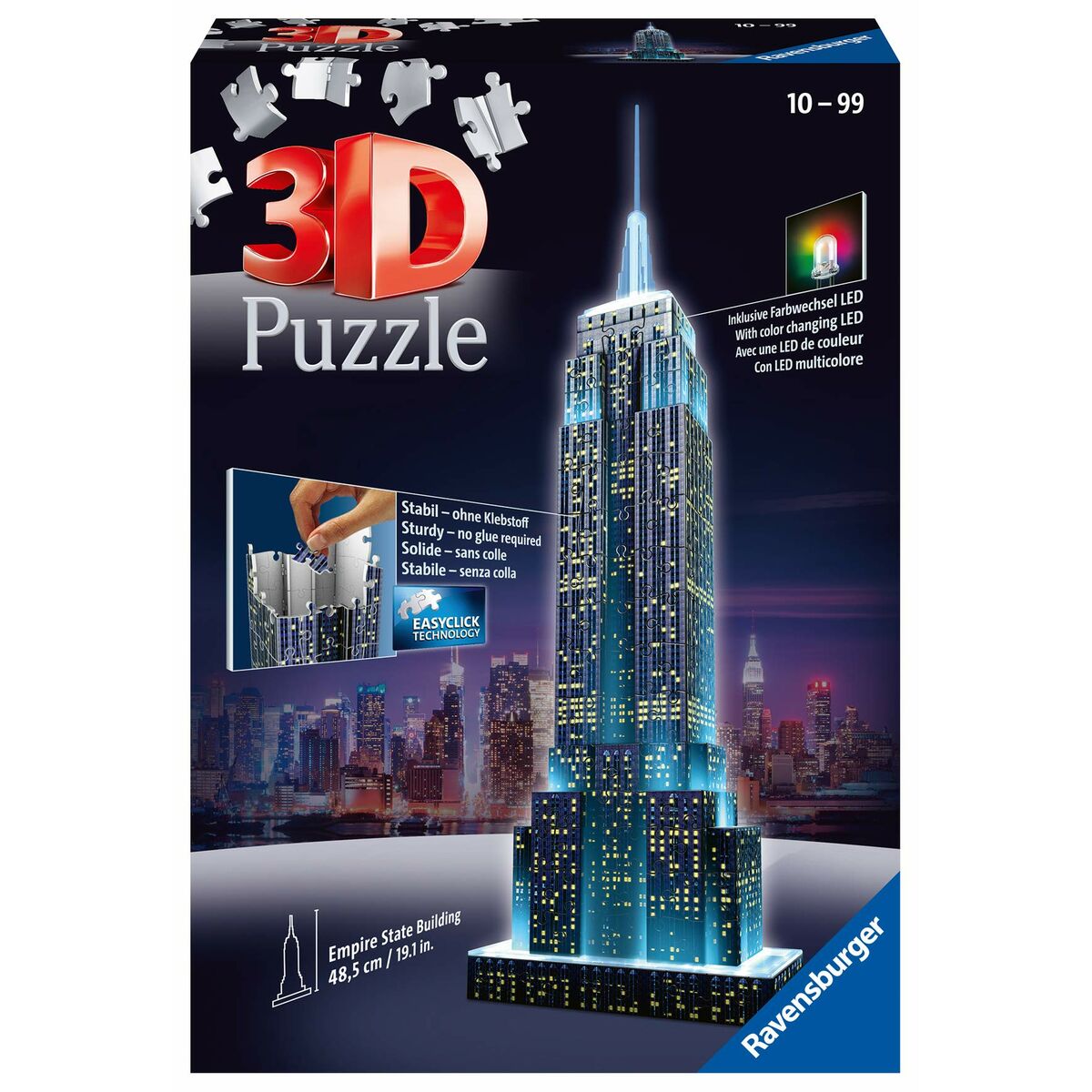 Puzzle 3D Ravensburger Iceland: Kirkjuffellsfoss 216 Piese 3D - Jucarii si jocuri, Puzzle-uri și puzzle-uri