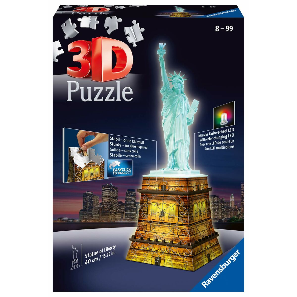 Puzzle 3D Ravensburger Iceland: Kirkjuffellsfoss 216 Piese 3D - Jucarii si jocuri, Puzzle-uri și puzzle-uri