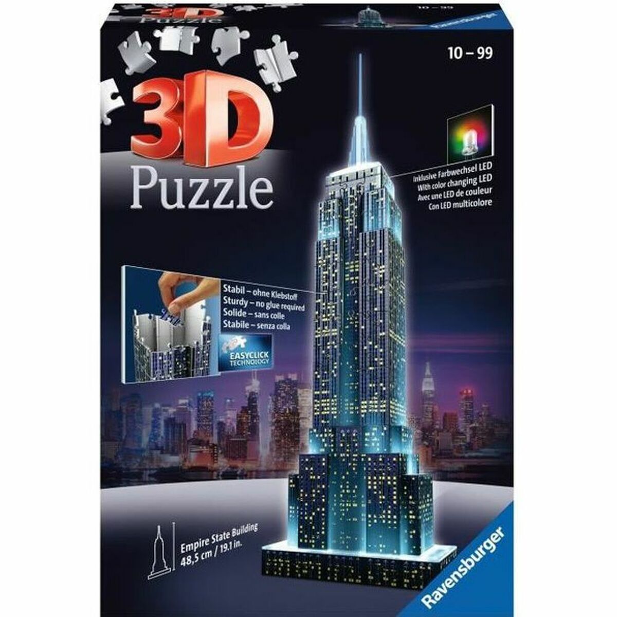 Puzzle 3D Ravensburger Iceland: Kirkjuffellsfoss 216 Piese 3D - Jucarii si jocuri, Puzzle-uri și puzzle-uri