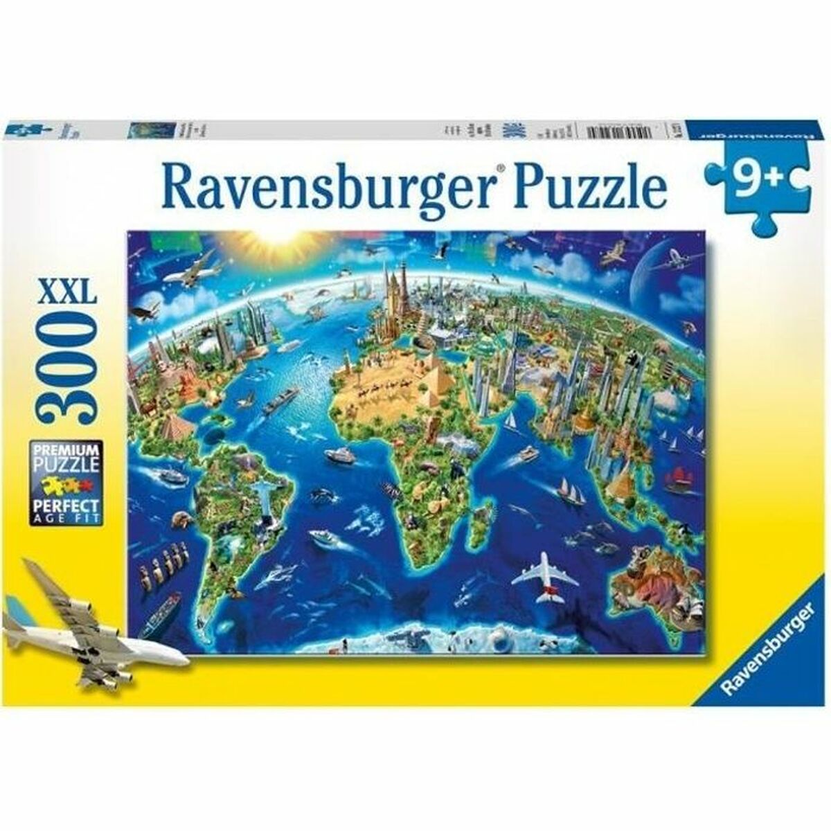 Puzzle Ravensburger Map of the monuments of the world - Jucarii si jocuri, Puzzle-uri și puzzle-uri