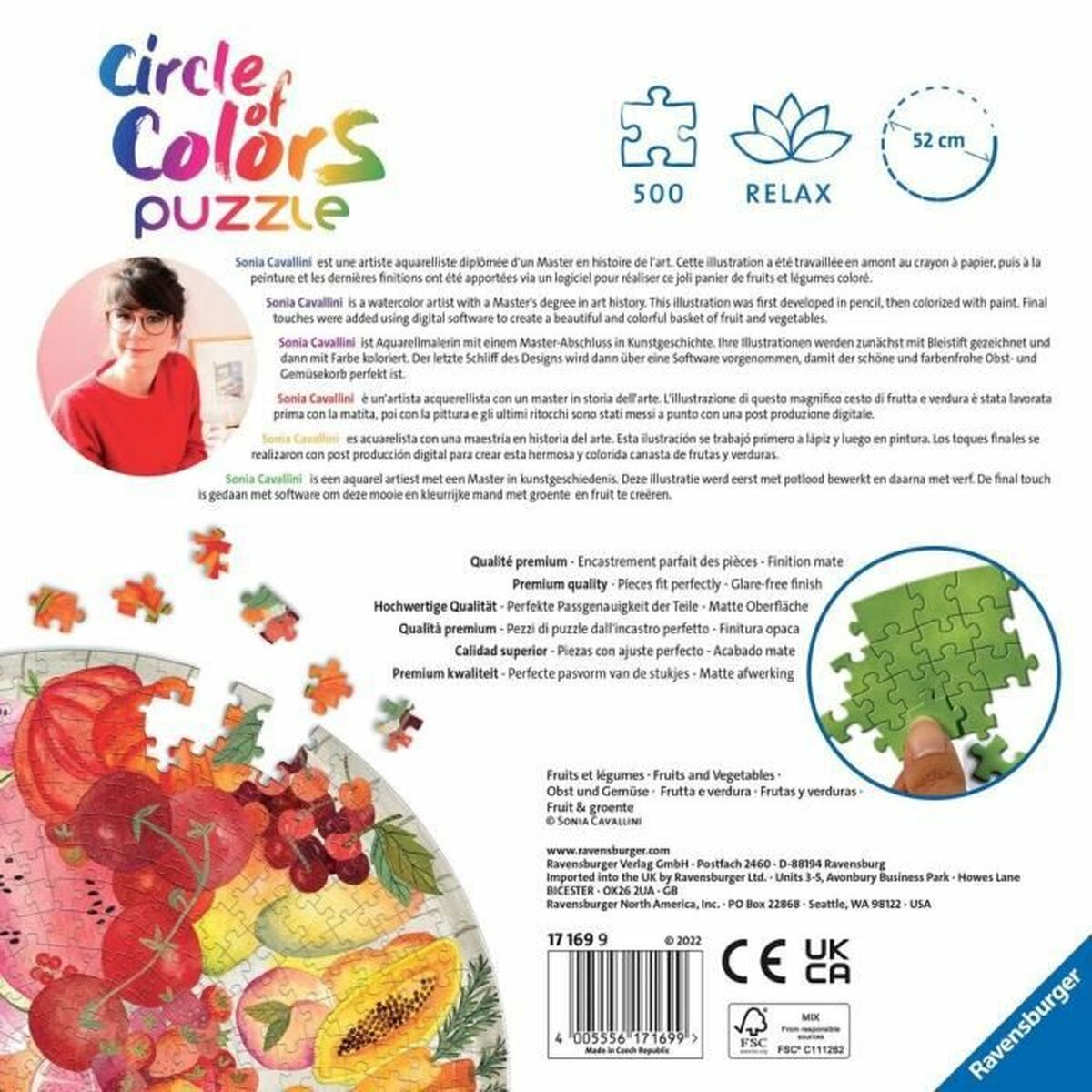 Puzzle Ravensburger Iceland: Kirkjuffellsfoss (500 Piese) - Jucarii si jocuri, Puzzle-uri și puzzle-uri