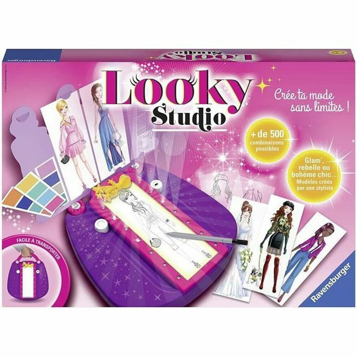 Studio de Modă Ravensburger Looky Studio - Jucarii si jocuri, Activități creative