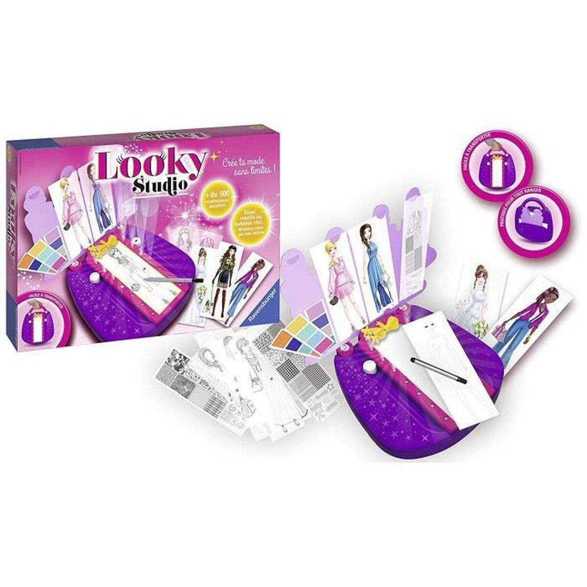 Studio de Modă Ravensburger Looky Studio - Jucarii si jocuri, Activități creative