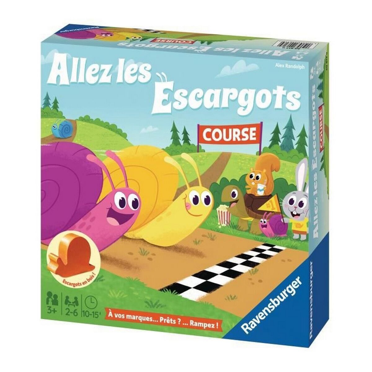 Joc Educativ Ravensburger Allez les Escargot (FR) Negru (1 Piese) - Jucarii si jocuri, Jocuri și accesorii