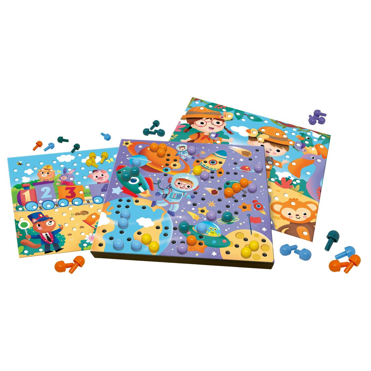 Joc de Masă Ravensburger Colorino My first mosaic (FR) (Franceză) - Jucarii si jocuri, Jocuri și accesorii