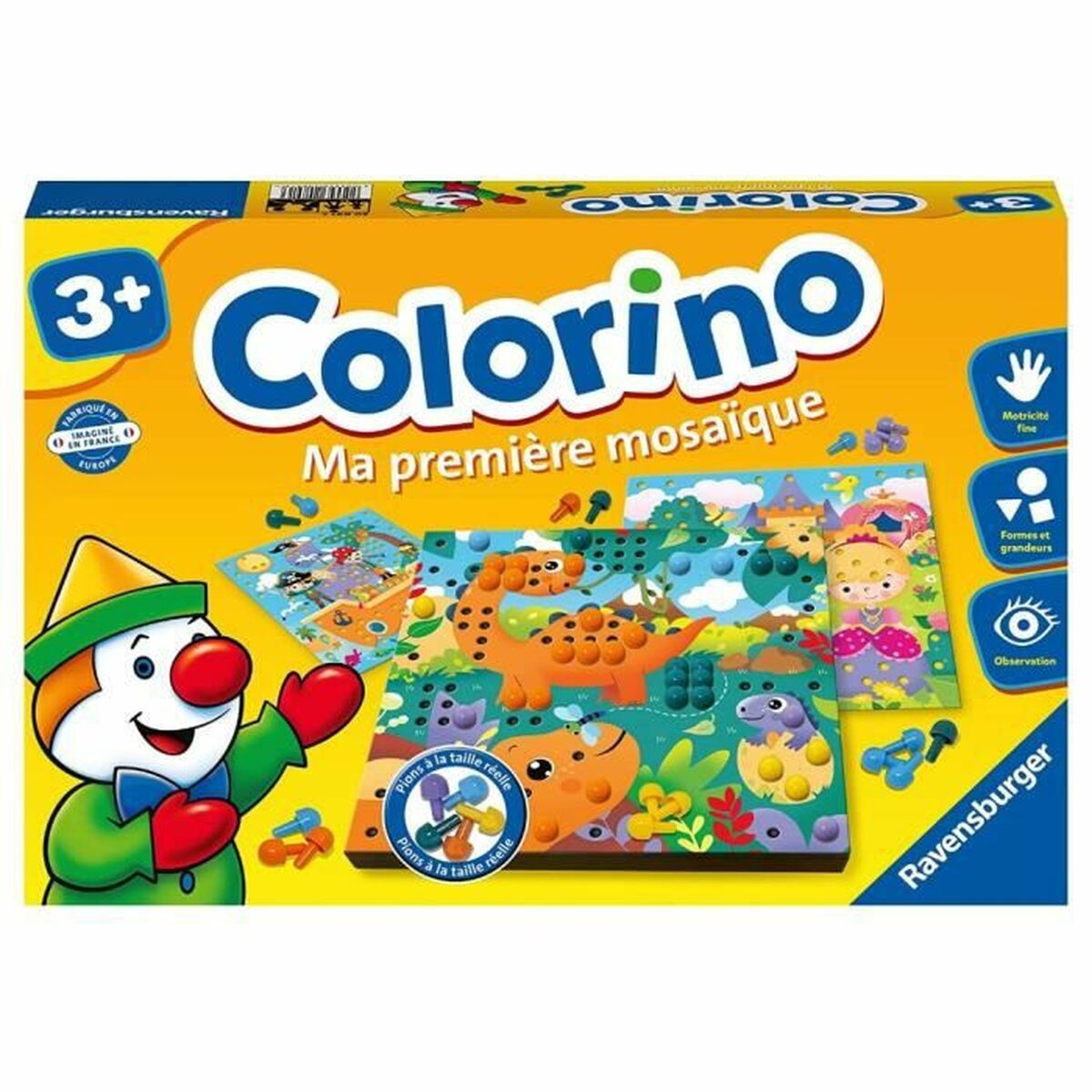 Joc de Masă Ravensburger Colorino My first mosaic (FR) (Franceză) - Jucarii si jocuri, Jocuri și accesorii