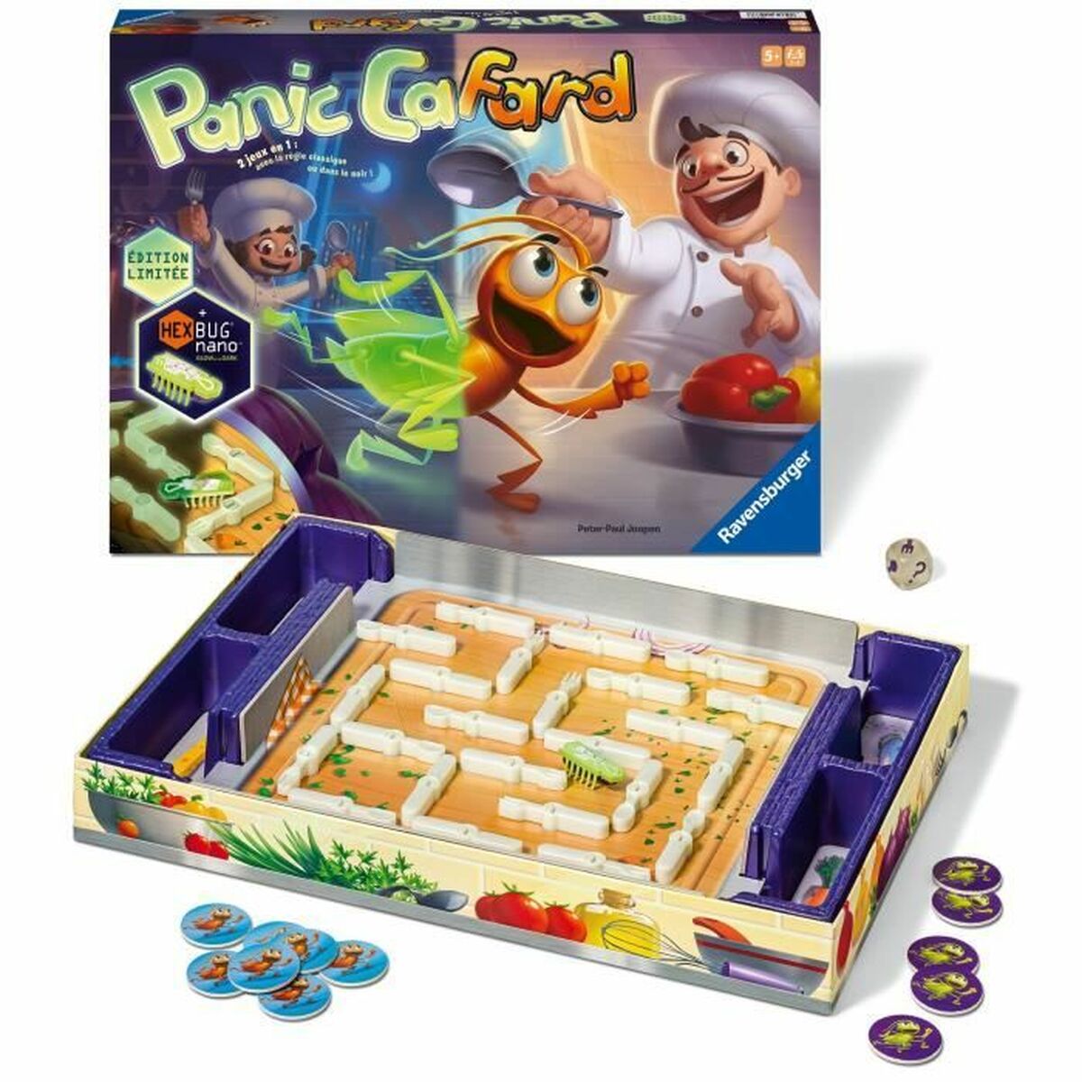 Joc de Masă Ravensburger Phosphorescent Cockroach Panic - Jucarii si jocuri, Jocuri și accesorii