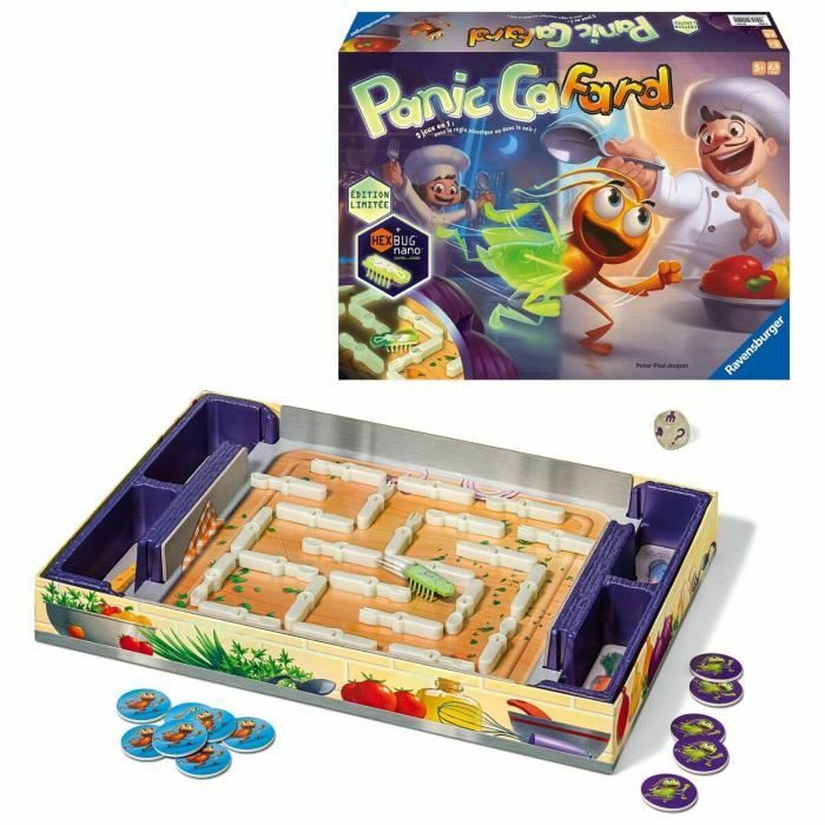 Joc de Masă Ravensburger Phosphorescent Cockroach Panic - Jucarii si jocuri, Jocuri și accesorii