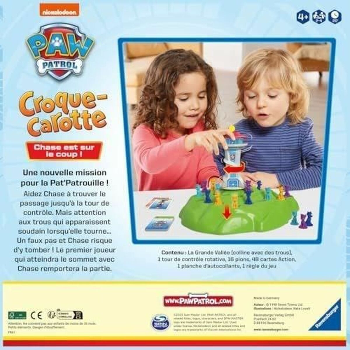 Joc de Masă Ravensburger Carrot Crunch Paw Patrol - Jucarii si jocuri, Jocuri și accesorii