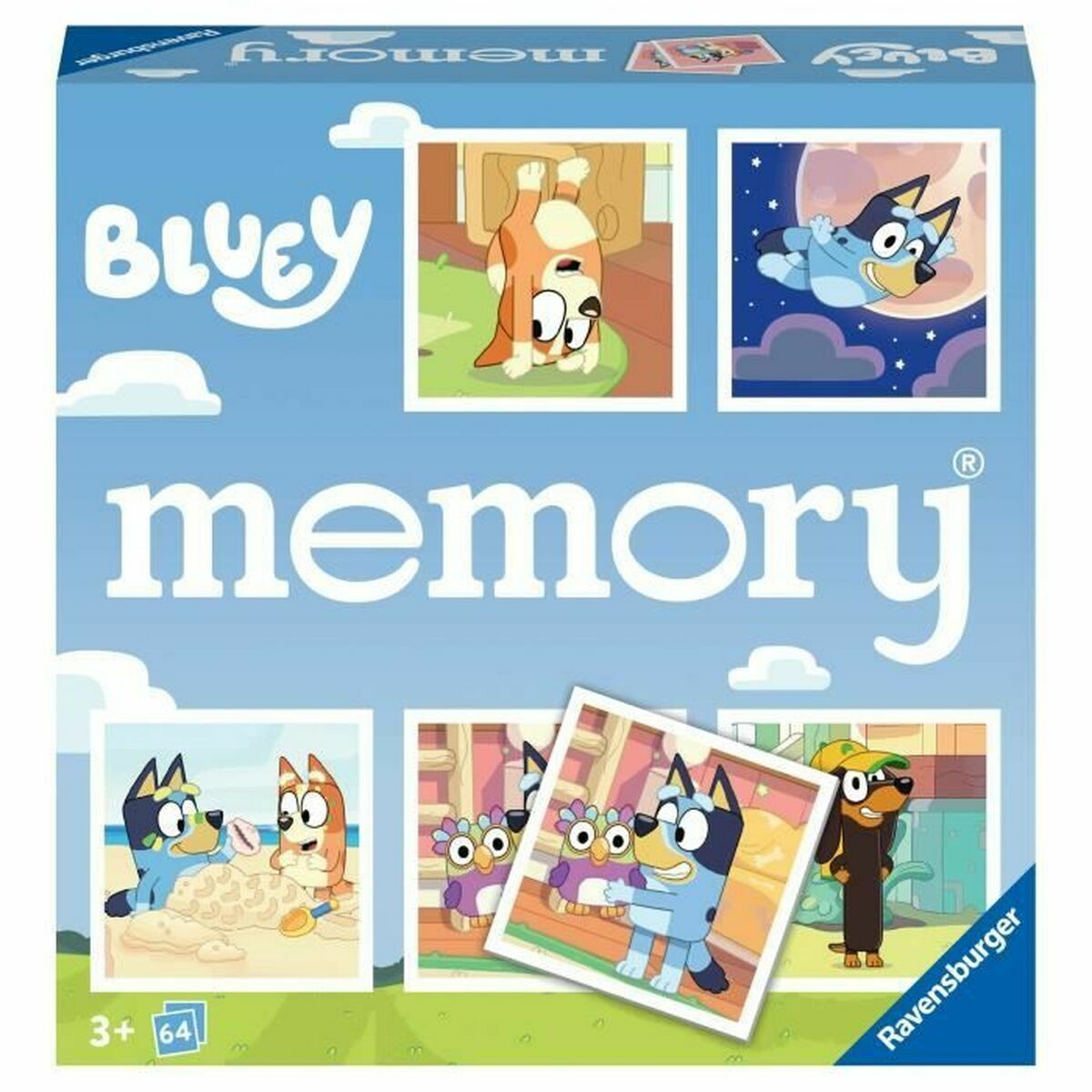 Joc de Masă Ravensburger Grand memory® Bluey - Jucarii si jocuri, Jocuri și accesorii