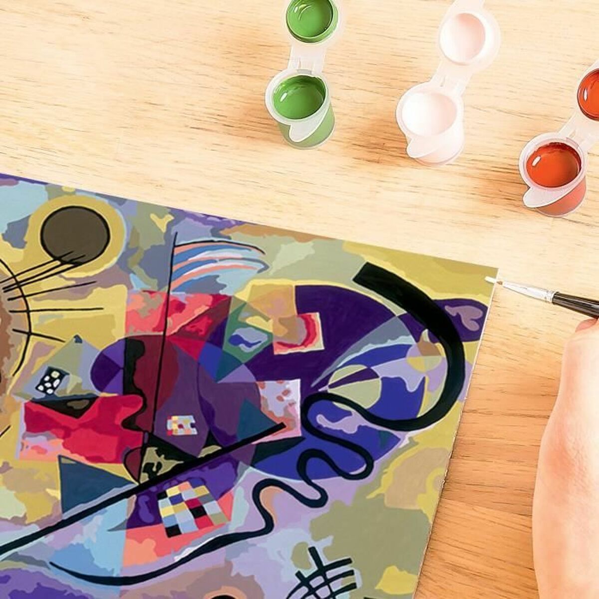 Puzzle pentru colorat Ravensburger Kandinsky - Jucarii si jocuri, Puzzle-uri și puzzle-uri