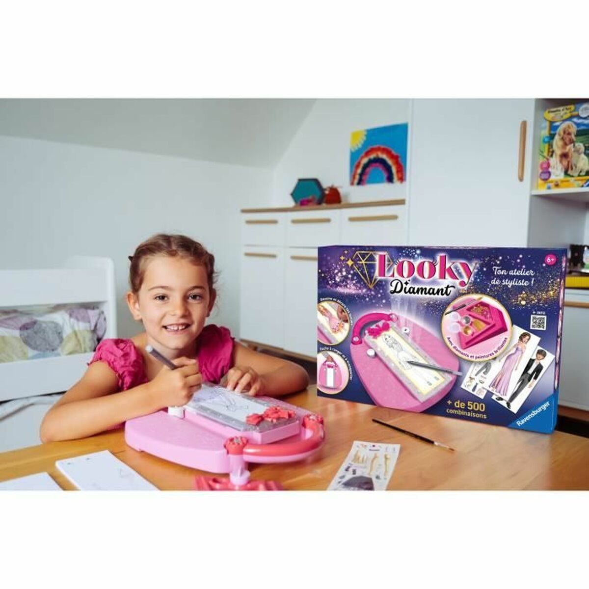 Studio de Modă Ravensburger Looky Diamant - Jucarii si jocuri, Activități creative