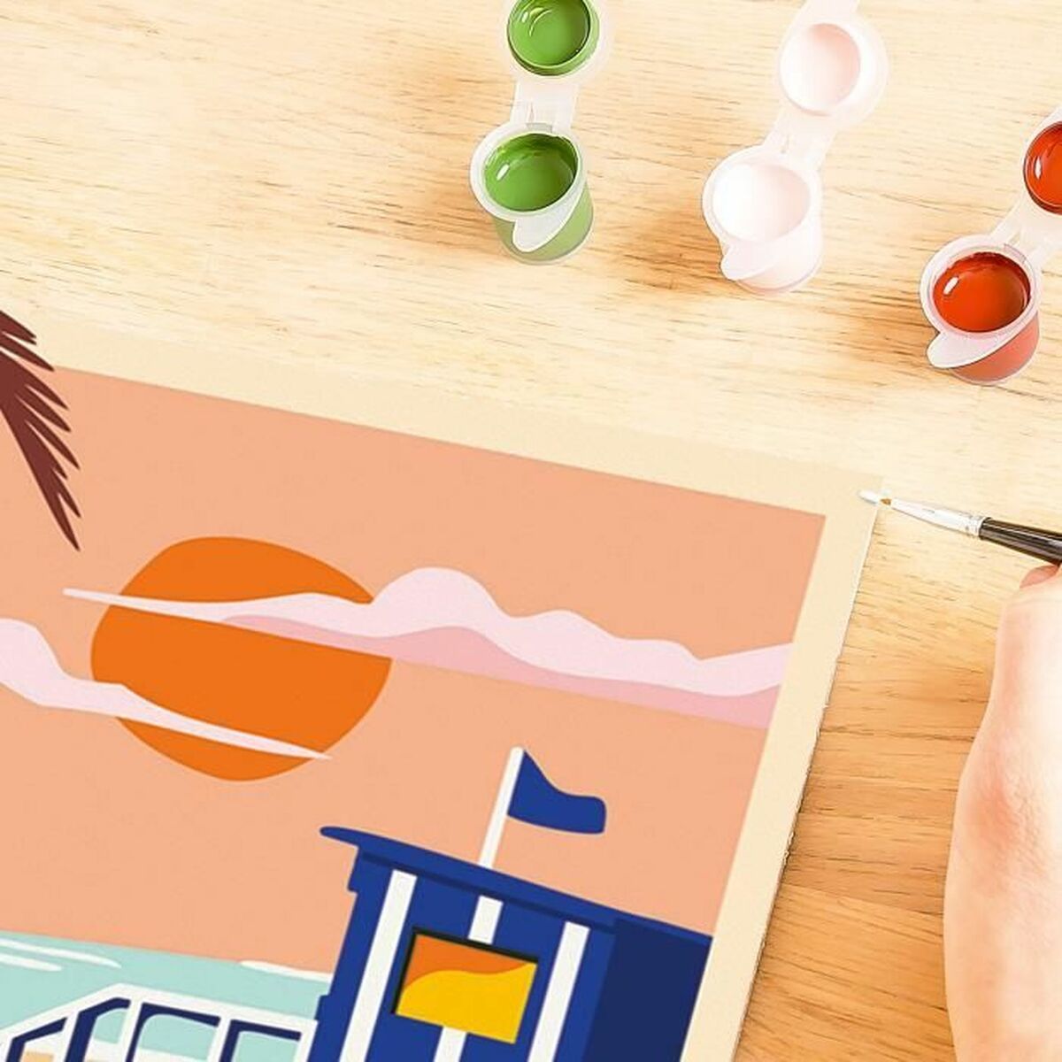 Set pentru desen Ravensburger - Birou și papetărie, Arte și Meserii