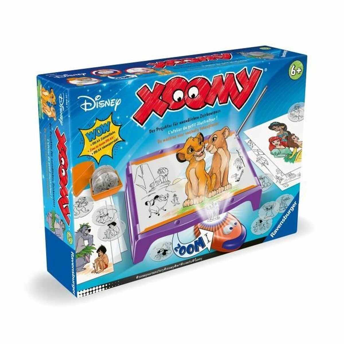Set pentru desen Ravensburger Xoomy Maxi Disney Multicolor - Jucarii si jocuri, Activități creative