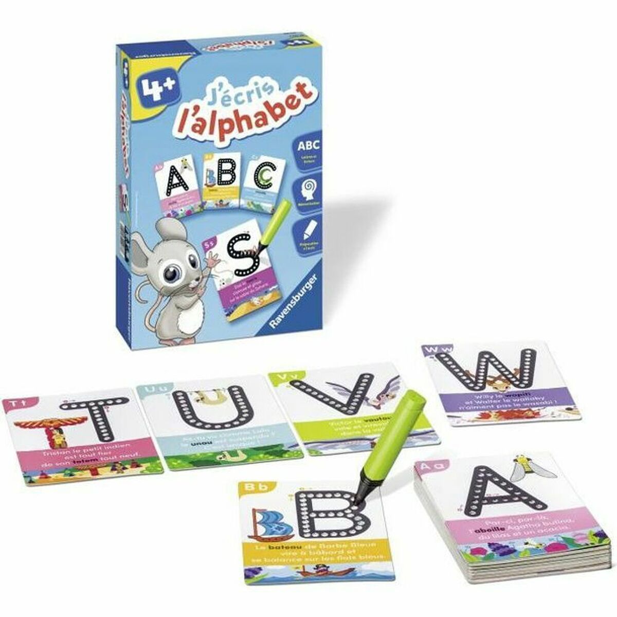 Joc Educativ Ravensburger I write the alphabet - Jucarii si jocuri, Jocuri și accesorii