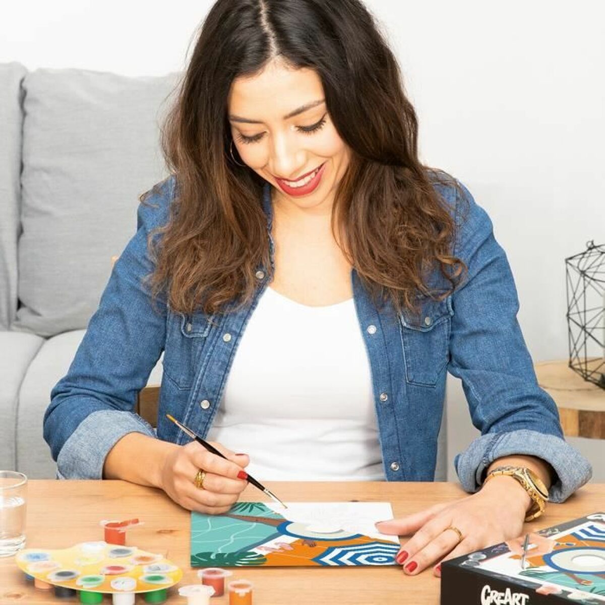 Set pentru desen Ravensburger Creart - Birou și papetărie, Arte și Meserii
