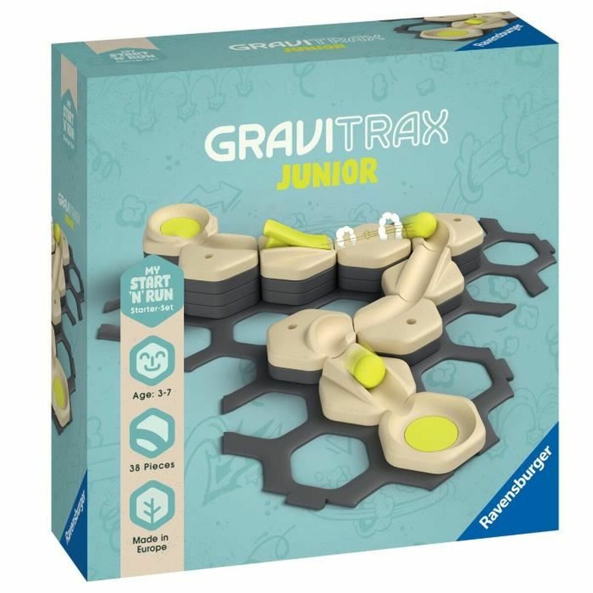 Set de Construcție Ravensburger Gravitax Junior Start and Run 38 Piese Expansiune - Jucarii si jocuri