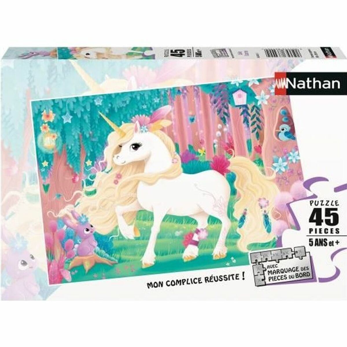 Puzzle Nathan Pretty unicorn - Jucarii si jocuri, Puzzle-uri și puzzle-uri