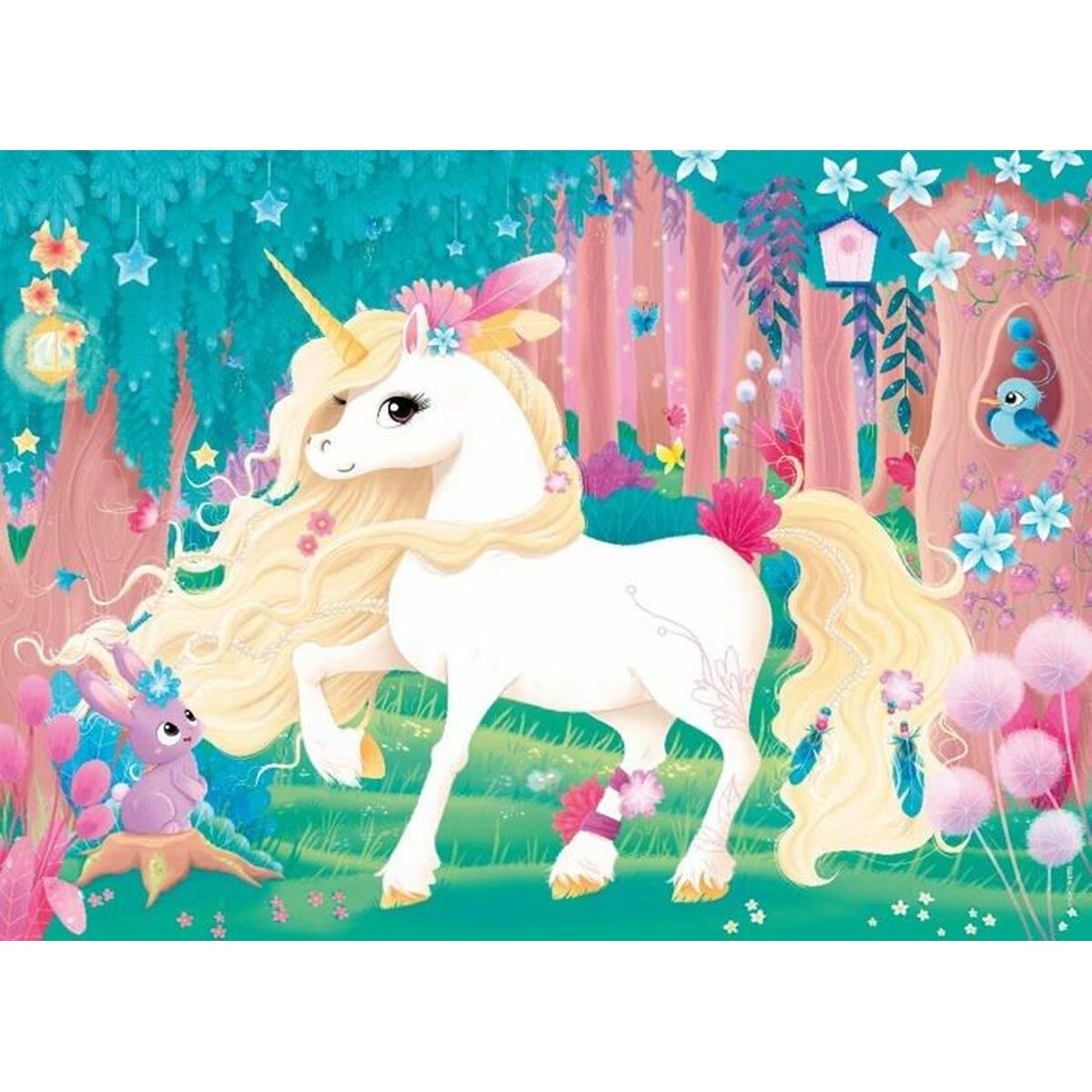 Puzzle Nathan Pretty unicorn - Jucarii si jocuri, Puzzle-uri și puzzle-uri