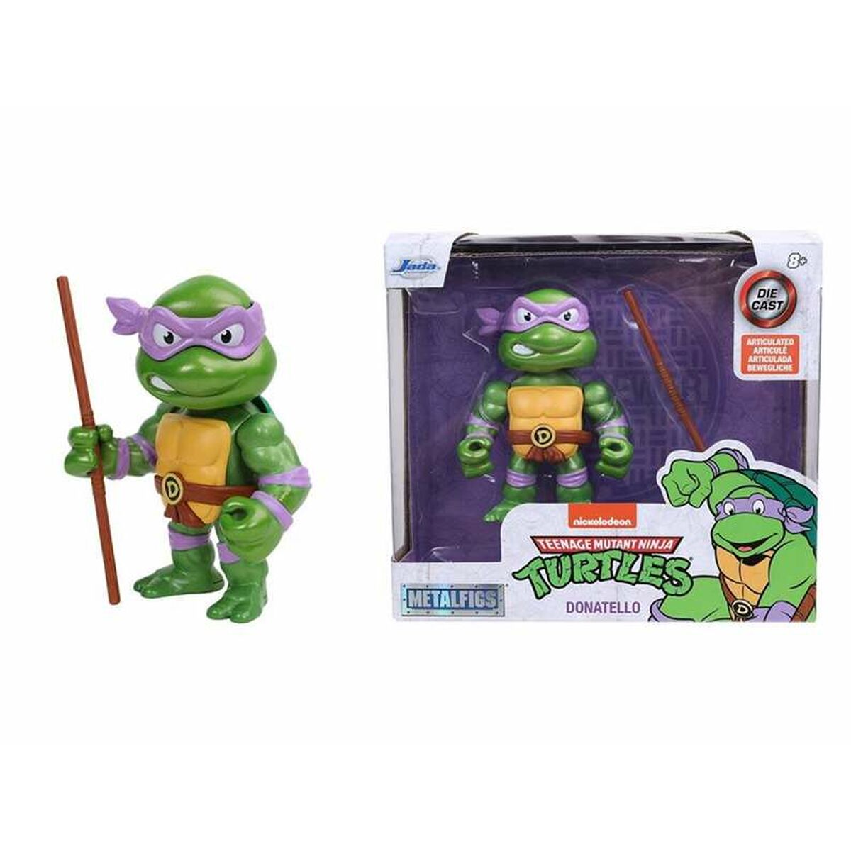 Figurine de Acțiune Teenage Mutant Ninja Turtles Donatello 10 cm - Jucarii si jocuri, Păpuși și figurine