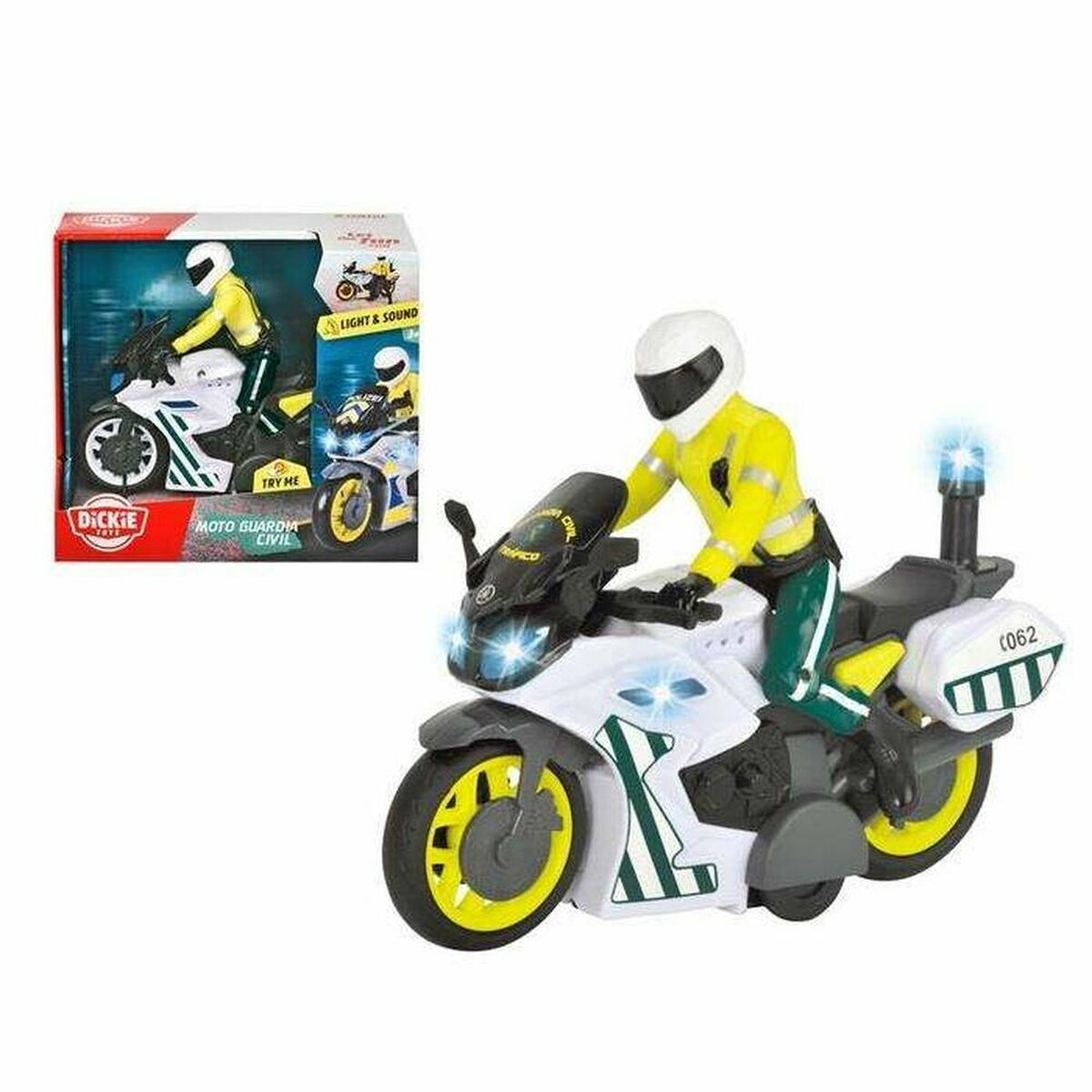 Motocicletă Dickie Toys 17 cm Polițist - Jucarii si jocuri, Vehicule