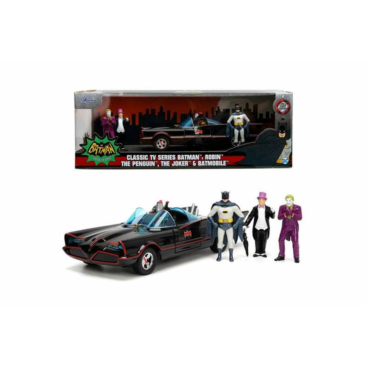 Mașină Batman Batmóvil 1966 Classic 19 cm - Jucarii si jocuri, Vehicule