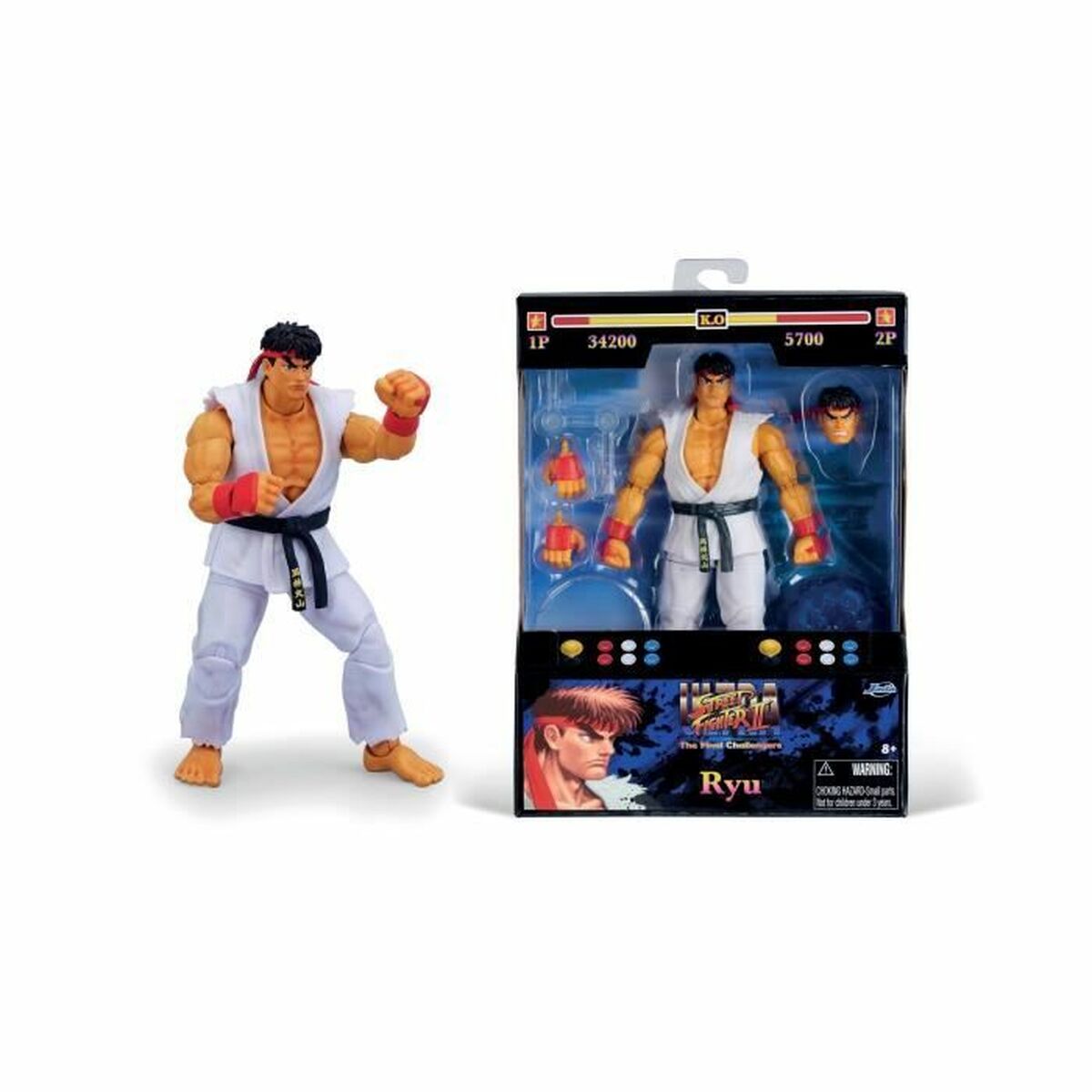 Figura îmbinată Jada Street Fighters - RYU 15 cm - Jucarii si jocuri, Păpuși și figurine