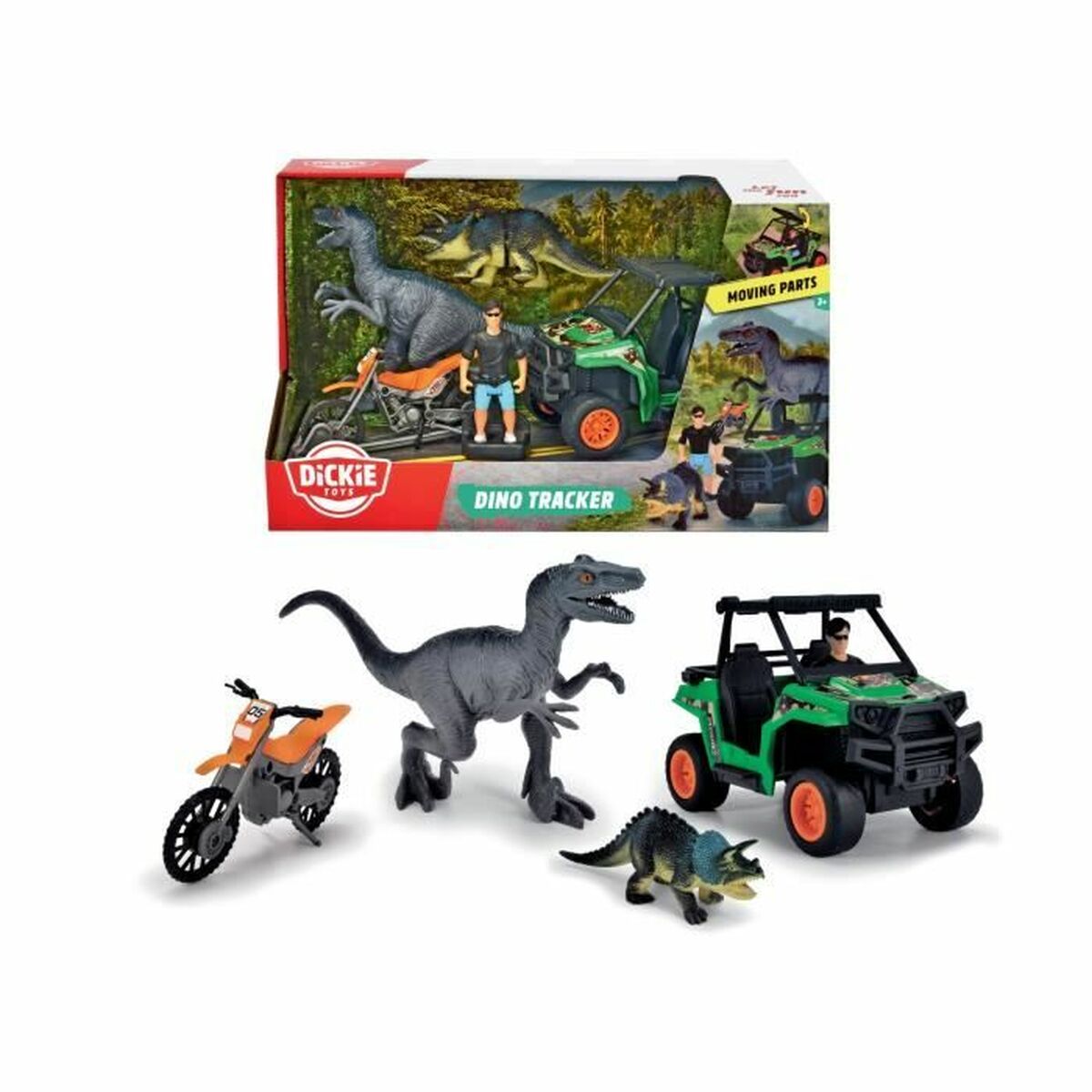 Playset Dickie Toys Dino Tracker - Jucarii si jocuri, Păpuși și figurine