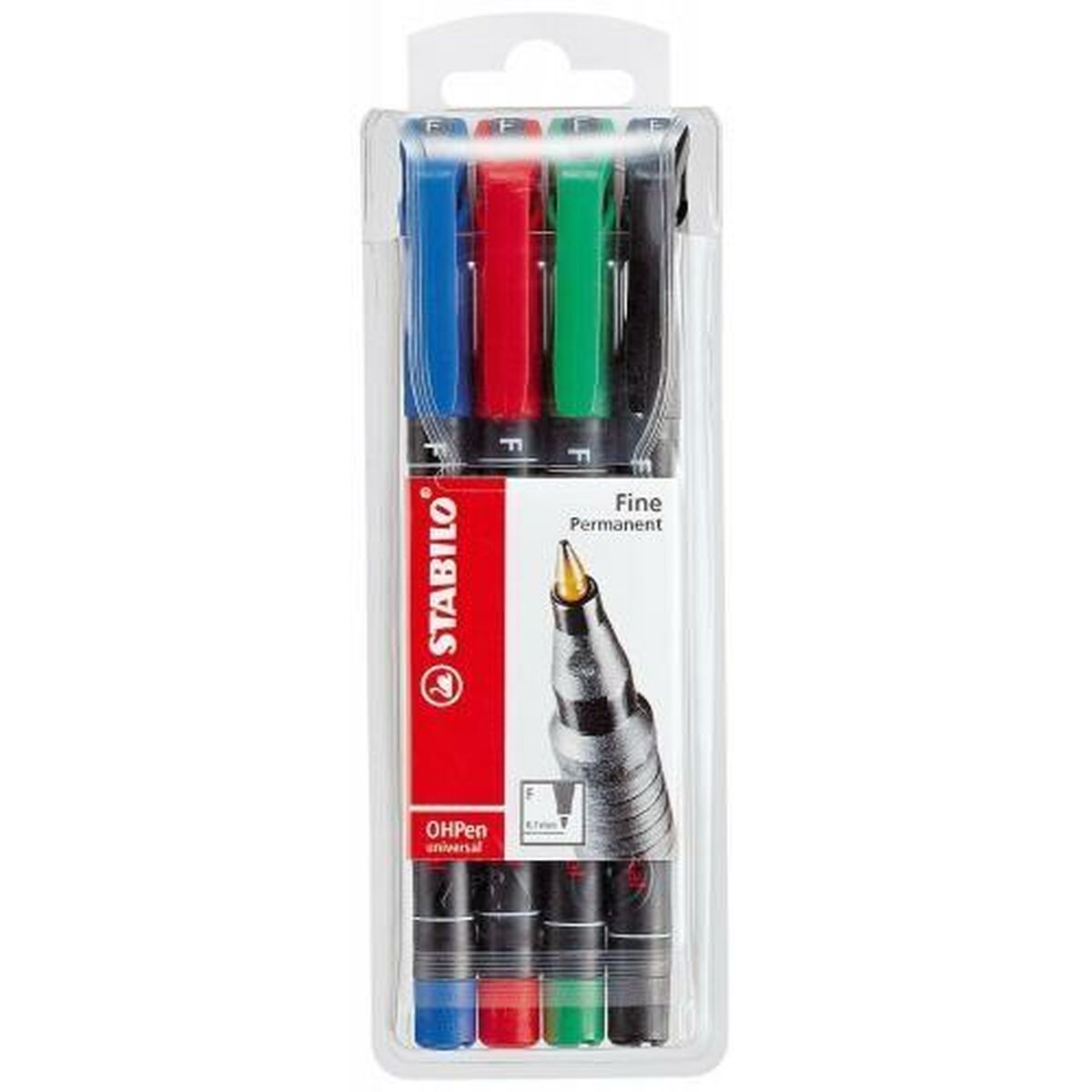 Set de Carioci Stabilo Oh Pen Multicolor 0,7 mm (5 Unități) - Birou și papetărie, Pixuri, creioane și articole de scris