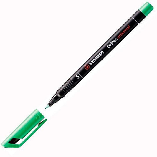Marker permanent Stabilo OHPEN UNIVERSAL Verde 1 mm (10 Unități) - Birou și papetărie, Pixuri, creioane și articole de scris