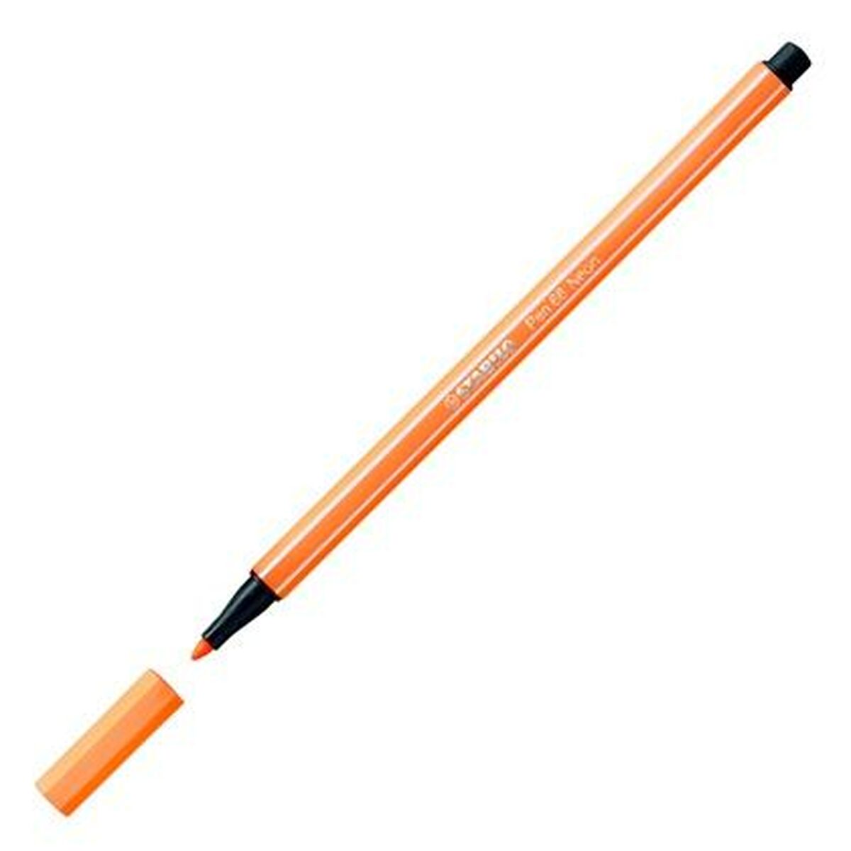 Carioci Stabilo Pen 68 Fosforescent Portocaliu (10 Piese) - Birou și papetărie, Pixuri, creioane și articole de scris