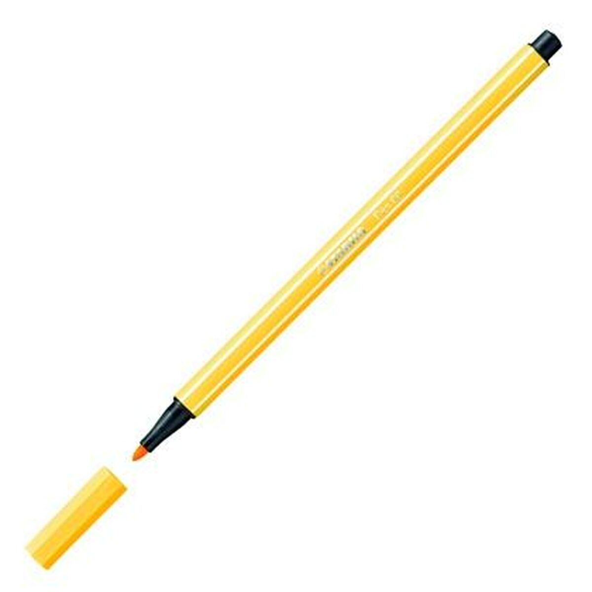Carioci Stabilo Pen 68 Galben (10 Piese) - Birou și papetărie, Pixuri, creioane și articole de scris