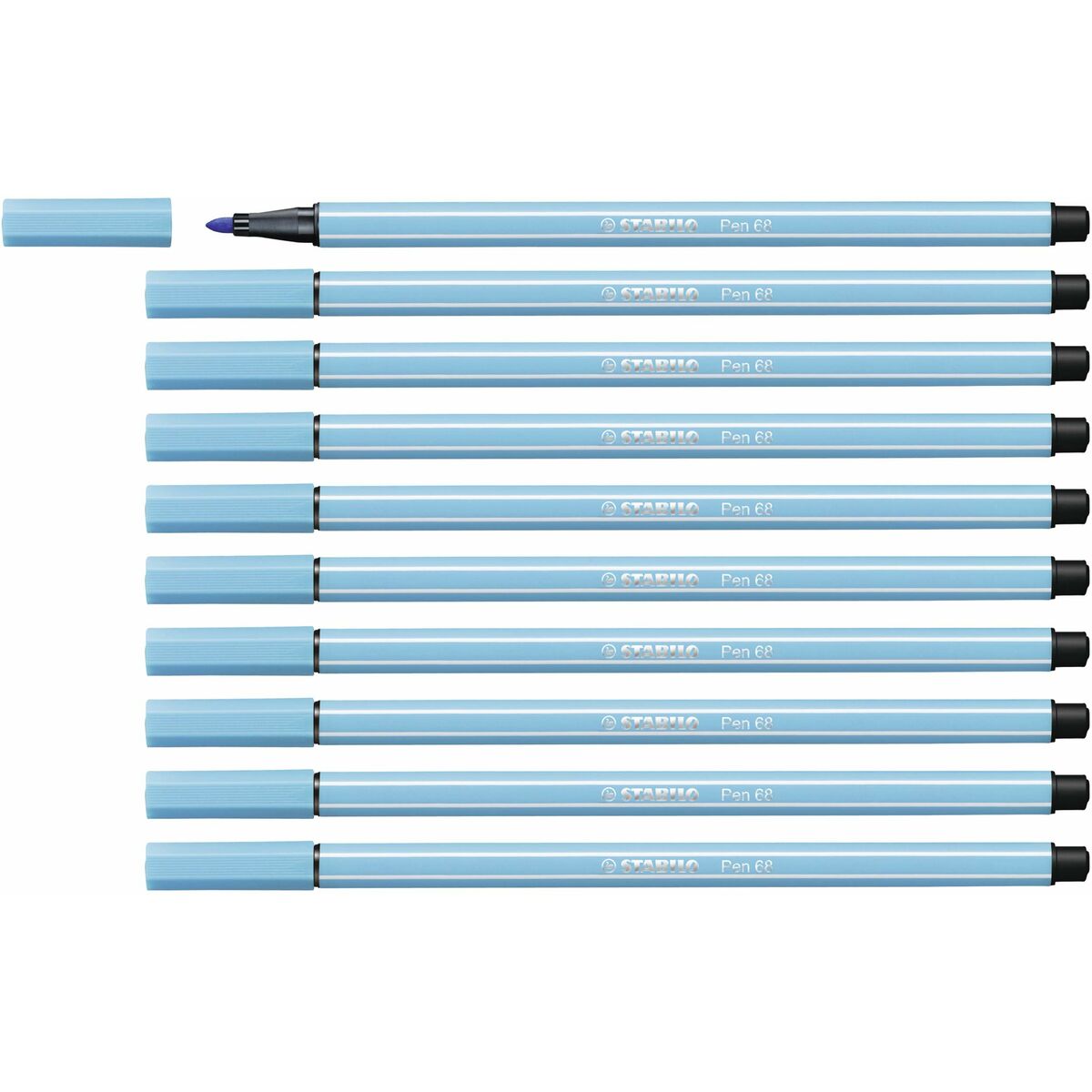 Carioci Stabilo Pen 68 Celeste (10 Piese) - Birou și papetărie, Pixuri, creioane și articole de scris