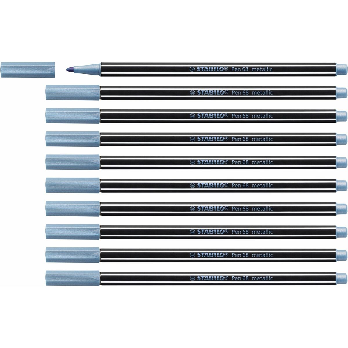 Carioci Stabilo Pen 68 metallic (10 Piese) - Birou și papetărie, Pixuri, creioane și articole de scris