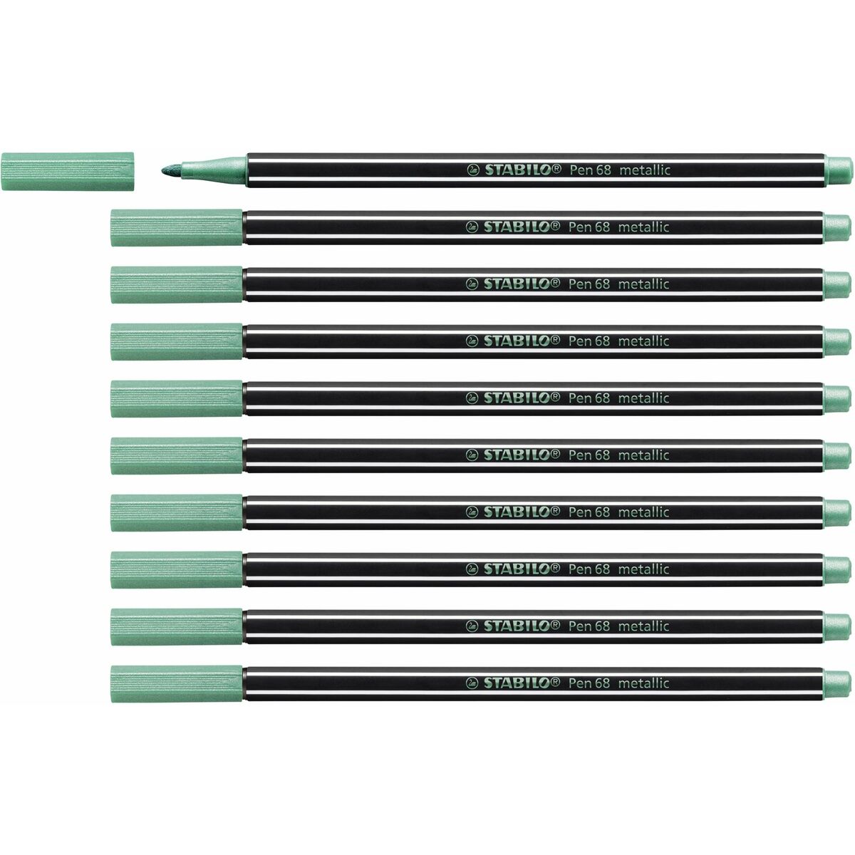Carioci Stabilo Pen 68 metallic (10 Piese) - Birou și papetărie, Pixuri, creioane și articole de scris